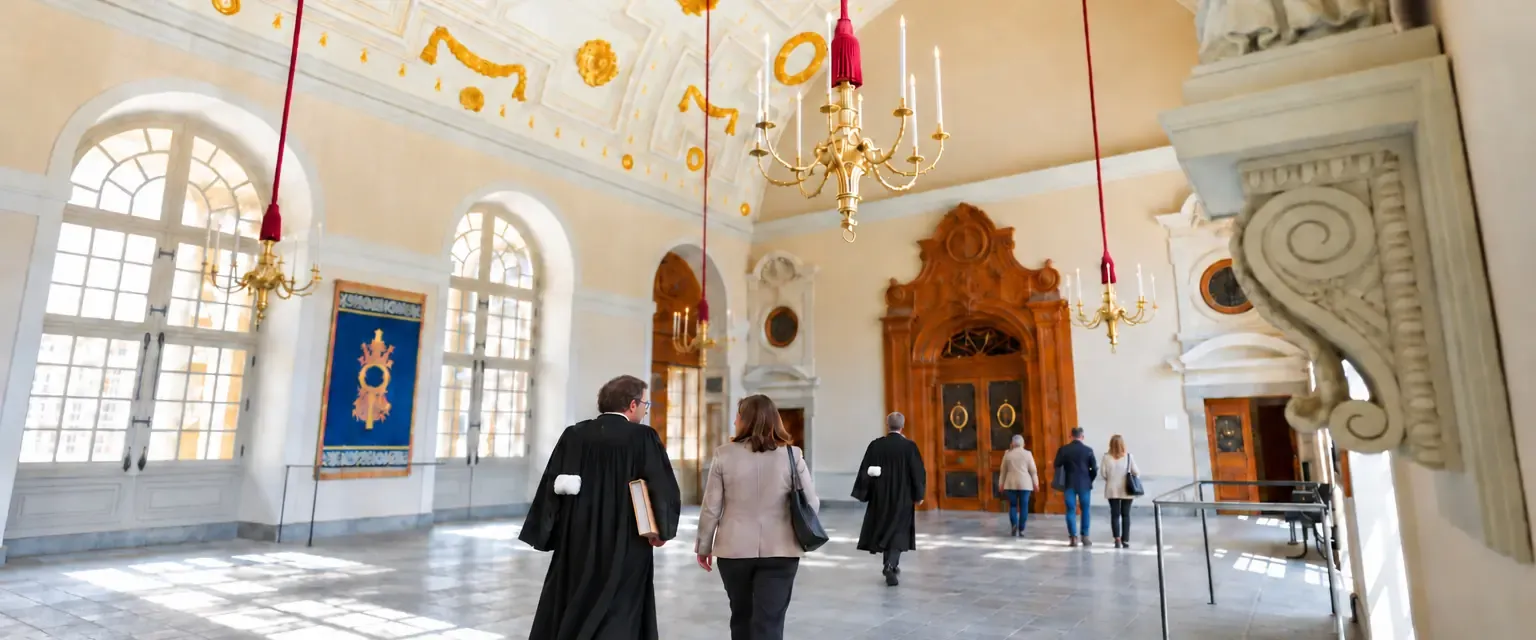 La salle des Procureurs du Parlement de Bretagne, siège de la cour d’appel de Rennes